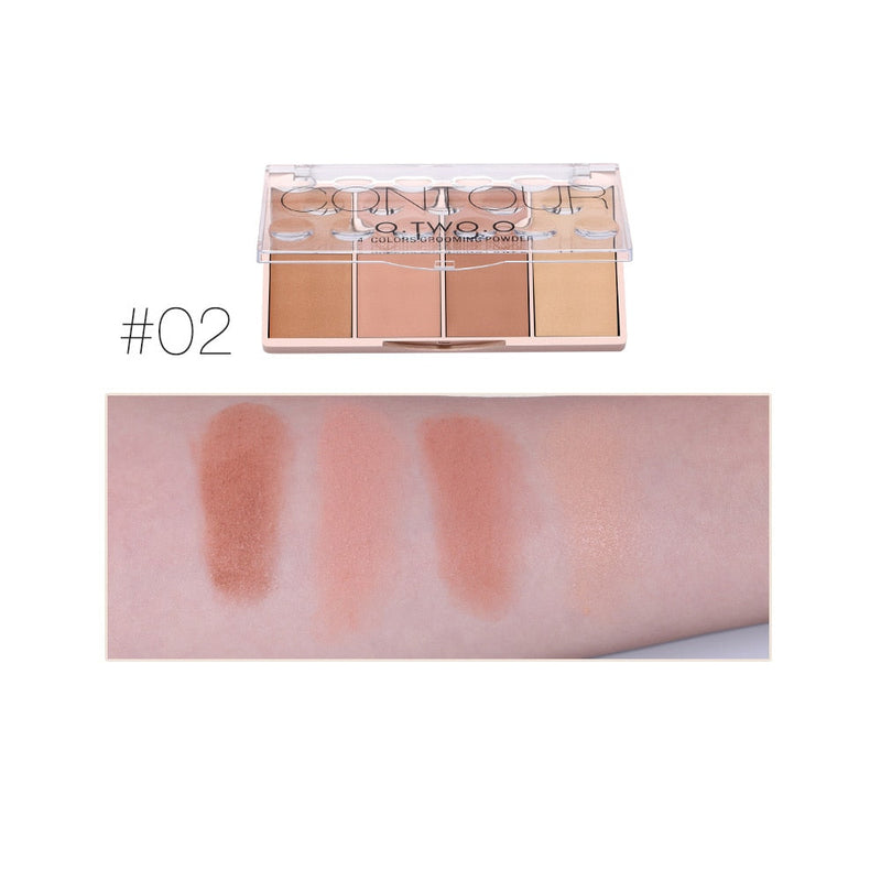 Paleta de Contorno Facial O.TWO.O 4 Cores